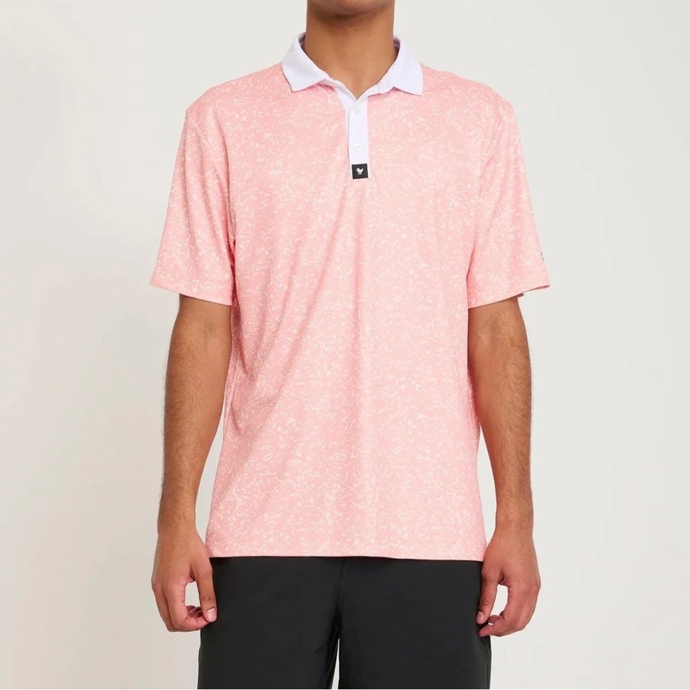Bad Birdie Golf Polo Mens Small C.R.E.A.M. Athletic Trim Fit New
